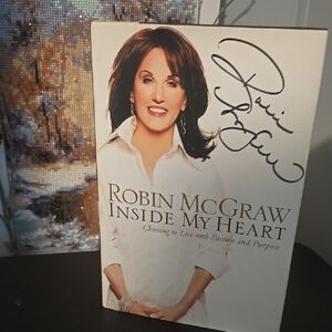 Robin McGraw Inside My Heart Signed Hardcover